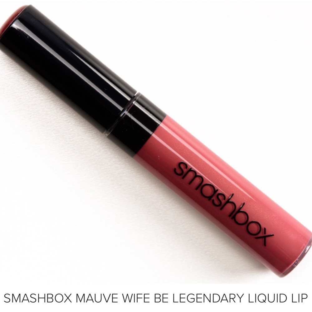 Smashbox Mauve Wife Neutral Rosey Pink Liquid Lipstick new in box